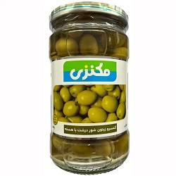 مکنزی زیتون شور درشت با هسته 660گرم